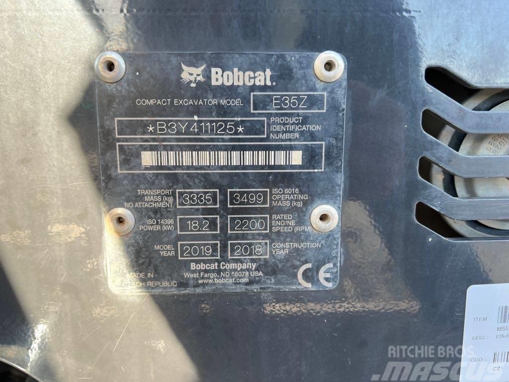 Bobcat E35Z Paletli ekskavatörler