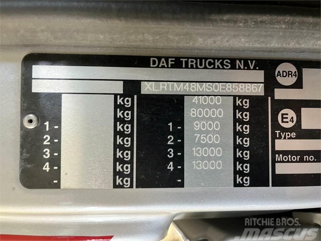 DAF FAM XF105.460 8x4 Trippeli, kippiauto vm.2010 Damperli kamyonlar