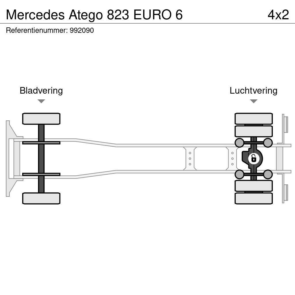 Mercedes-Benz Atego 823 EURO 6 Kayar tenteli kamyonlar