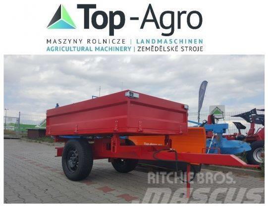 Top-Agro 3 sides tipping trailer, 1 axle, perfect price! Silo tankeri
