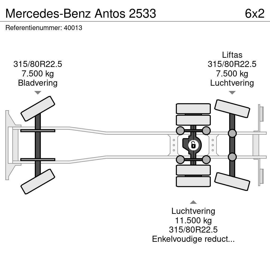 Mercedes-Benz Antos 2533 Atik kamyonlari