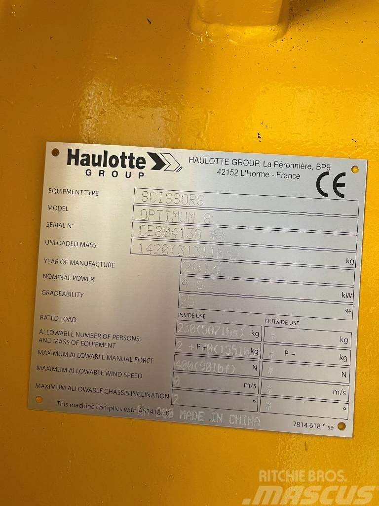 Haulotte Optimum 8 Makasli platformlar