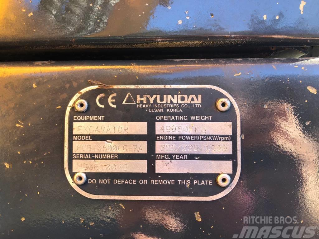 Hyundai R500LC-7A Paletli ekskavatörler