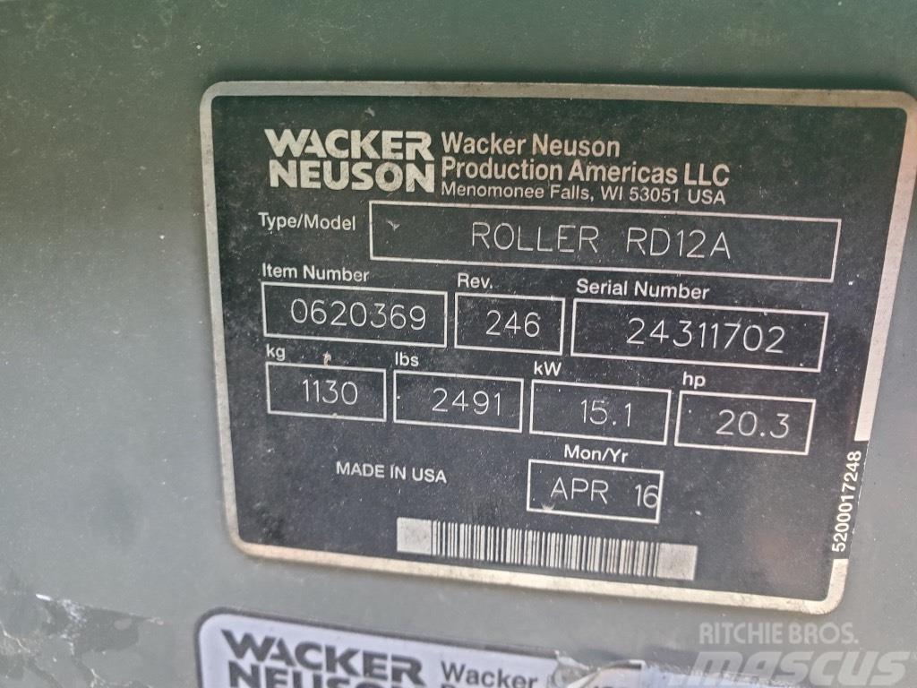 Wacker Neuson RD 12 A Çift tamburlu silindirler