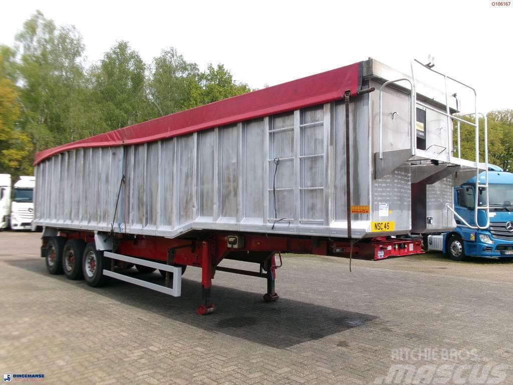 Montracon Tipper trailer alu 55 m3 + tarpaulin Damperli çekiciler