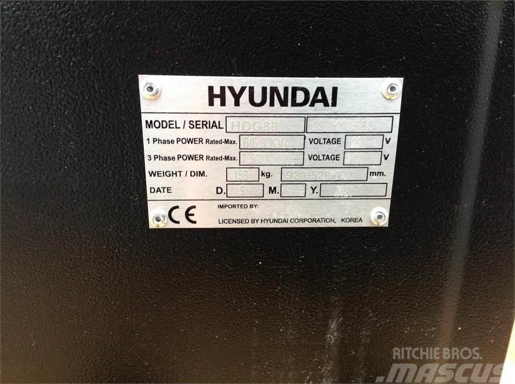 Hyundai Aggregaat HDG 88 Benzinli Jeneratörler
