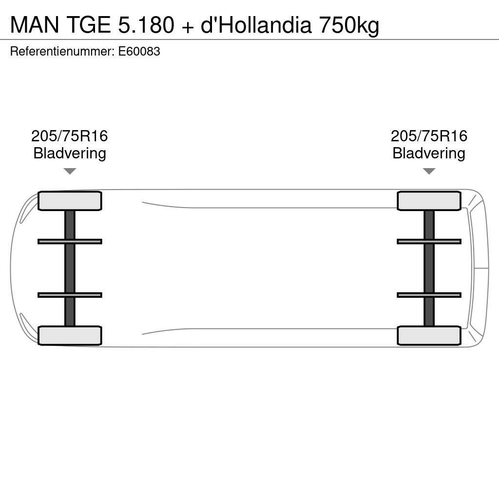 MAN TGE 5.180 + d'Hollandia 750kg Diger