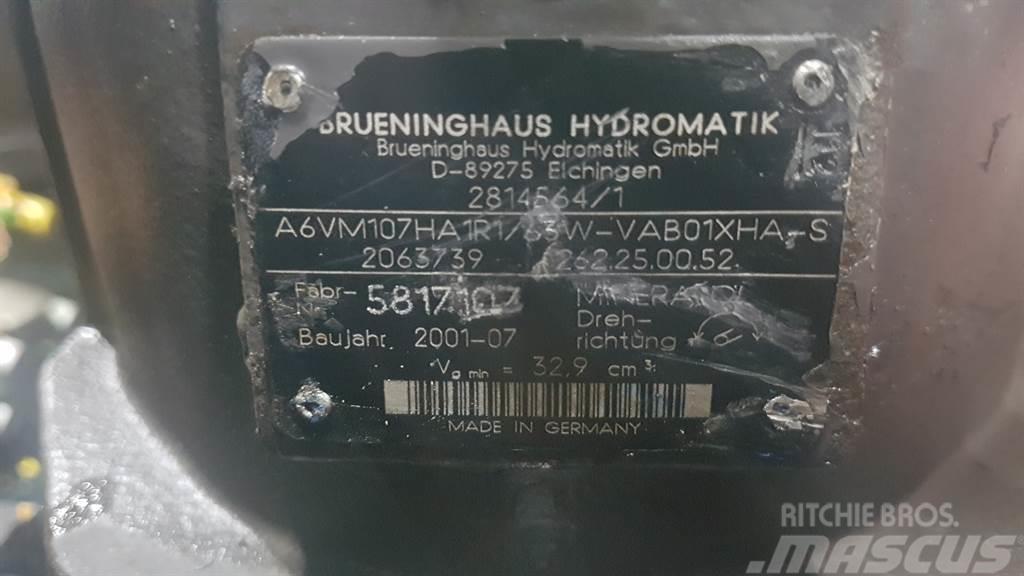 Brueninghaus Hydromatik A6VM107HA1R1/63W -Volvo L30B-Drive motor/Fahrmotor Hidrolik