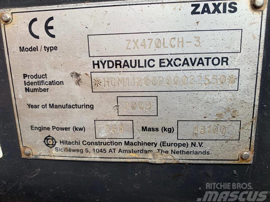  zaxis ZX470LCH-3 Paletli ekskavatörler