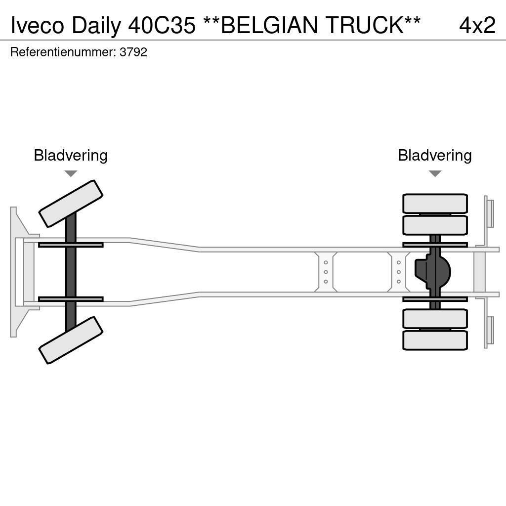 Iveco Daily 40C35 **BELGIAN TRUCK** Kapali kasa kamyonlar