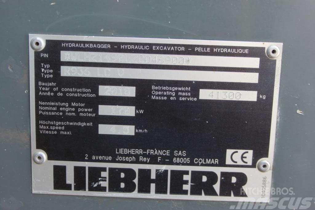 Liebherr R 936 LC Paletli ekskavatörler