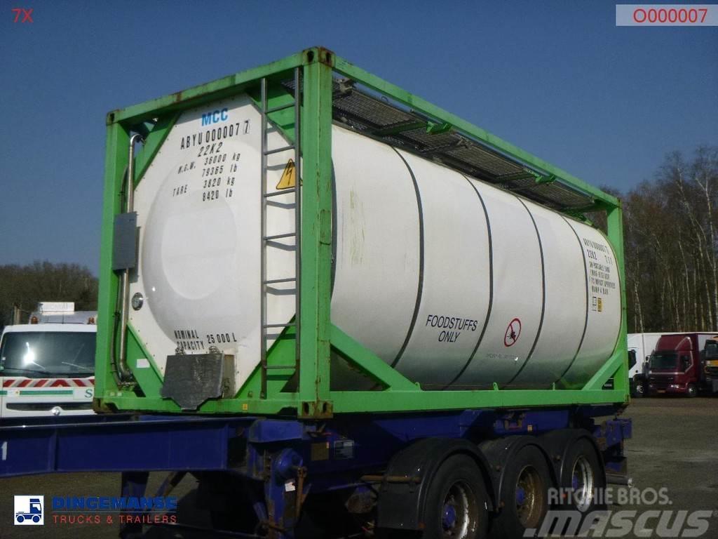  Danteco Food tank container inox 20 ft / 25 m3 / 1 Tank konteynerler