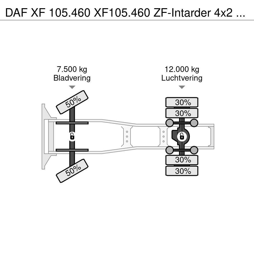 DAF XF 105.460 XF105.460 ZF-Intarder 4x2 Automatik Eur Çekiciler