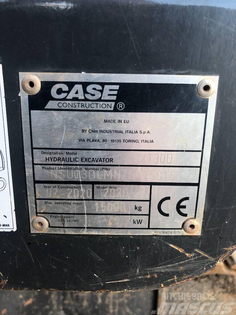 CASE CX 130 D Paletli ekskavatörler