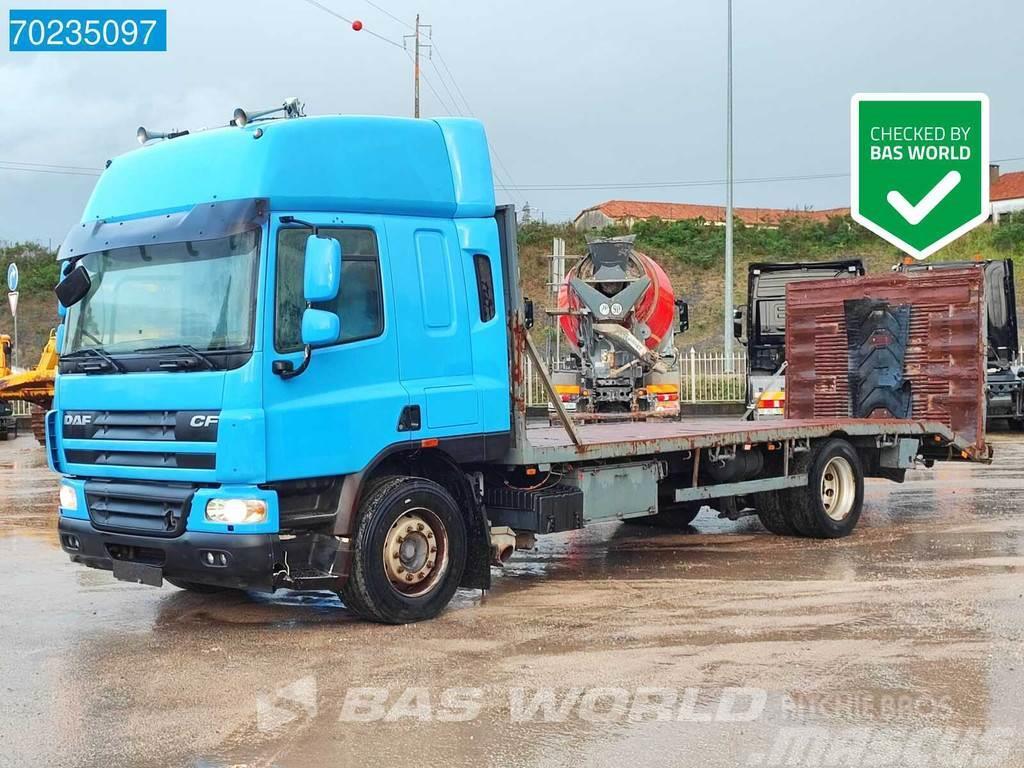DAF CF75.360 4X2 Machine transporter Ramp Euro 4 Flatbed kamyonlar