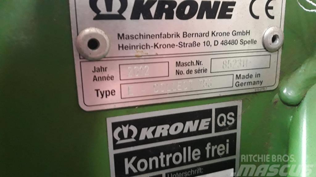 Krone Easy Collect 753 Ot, samanlık ve yem makinesi aksesuarları