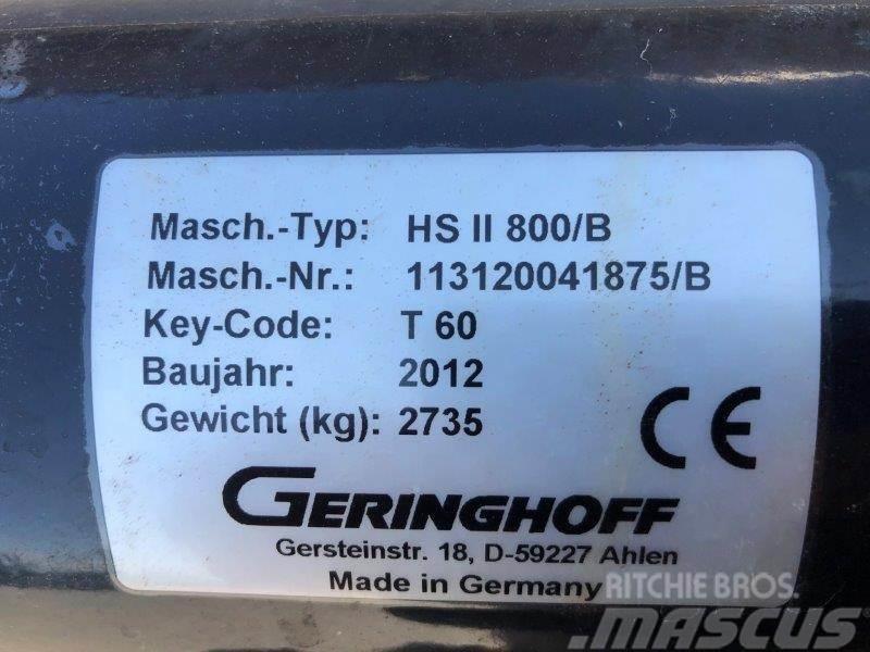 Geringhoff HS II 800 B Biçerdöver aksesuarlari