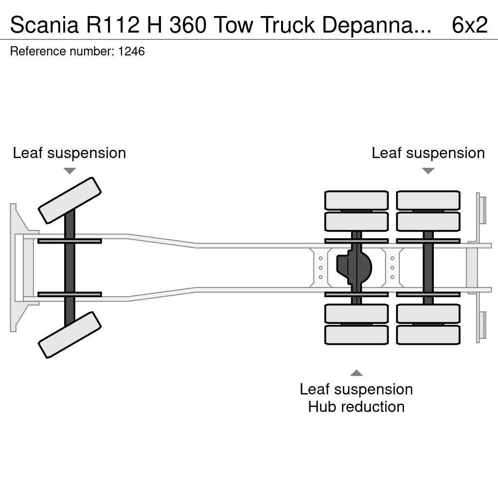 Scania R112 H 360 Tow Truck Depannage Crane Winch Remote Kurtaricilar