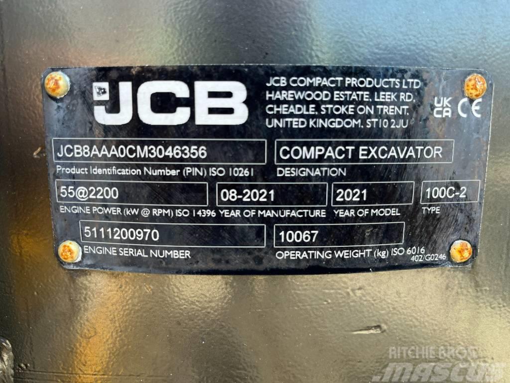 JCB 100 C Midi ekskavatörler 7 - 12 t
