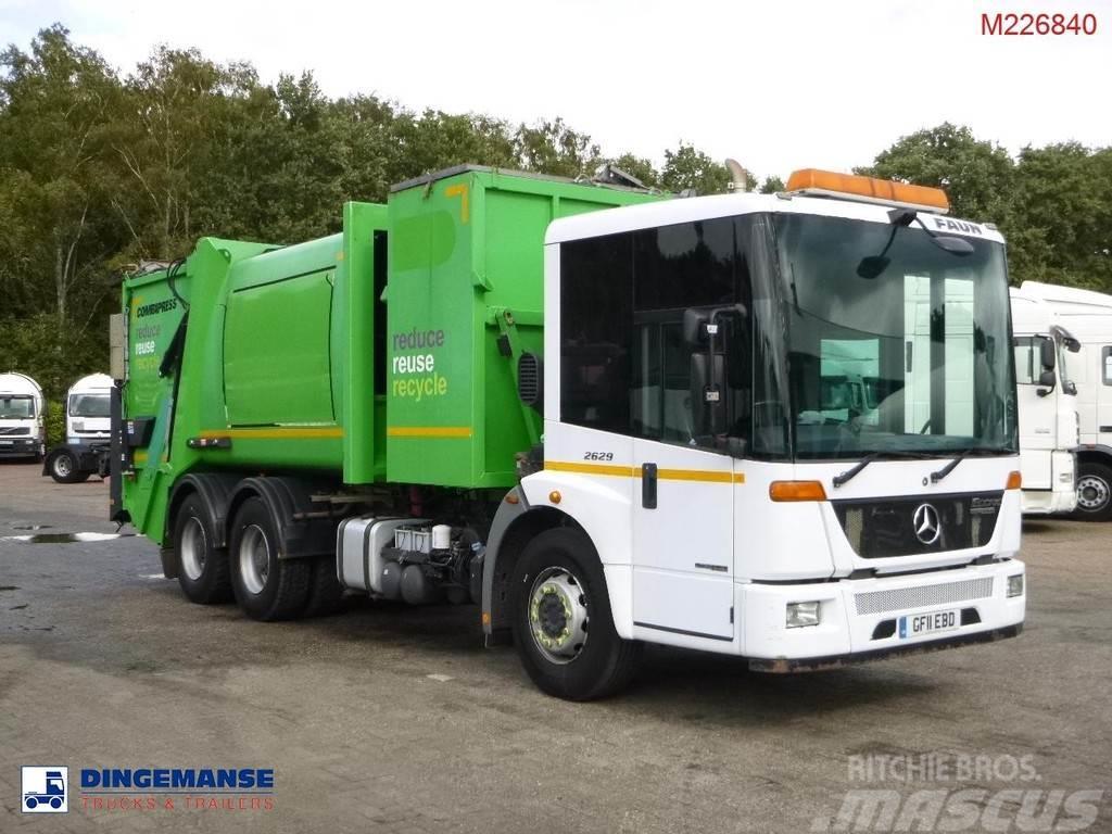Mercedes-Benz Econic 2629LL 6x4 RHD Faun refuse truck Atik kamyonlari