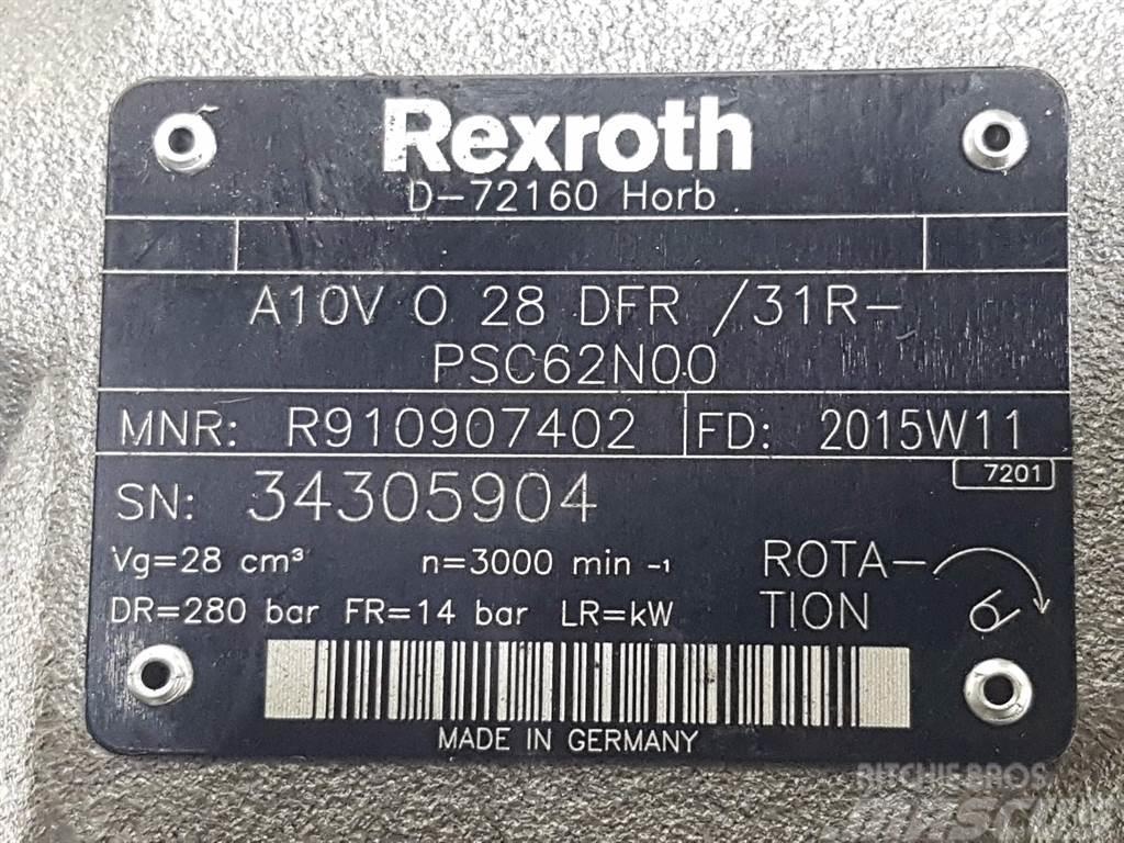 Rexroth A10VO28DFR/31R-R910907402-Load sensing pump Hidrolik