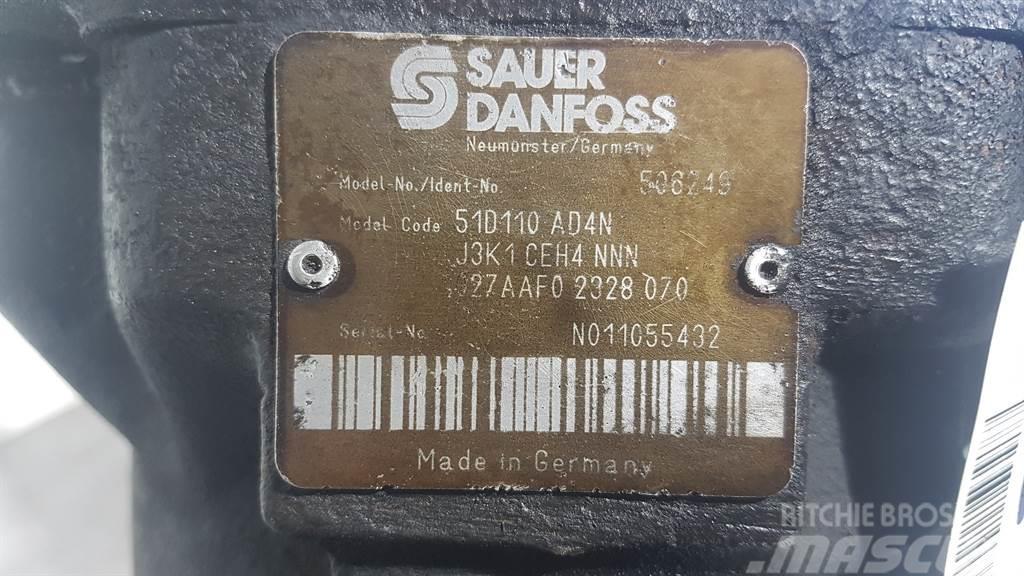 Sauer Danfoss 51D110AD4N-Drive motor/Fahrmotor/Rijmotor Hidrolik