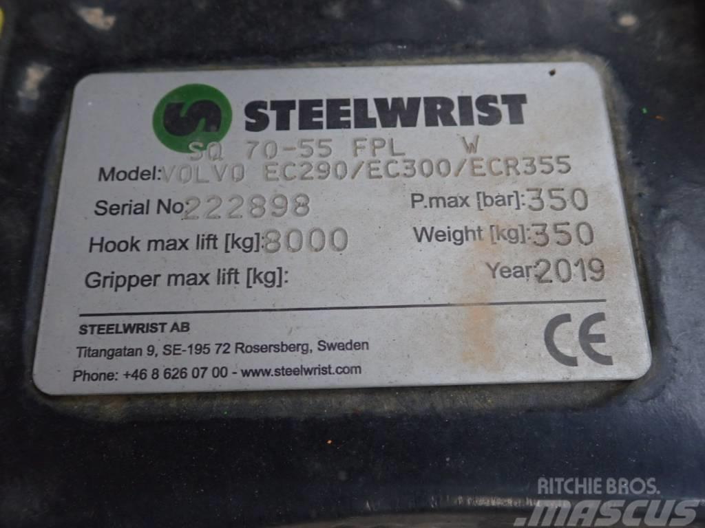 Steelwrist Vollhydr. SW SQ70 passend Volvo EC300 Quick connectors