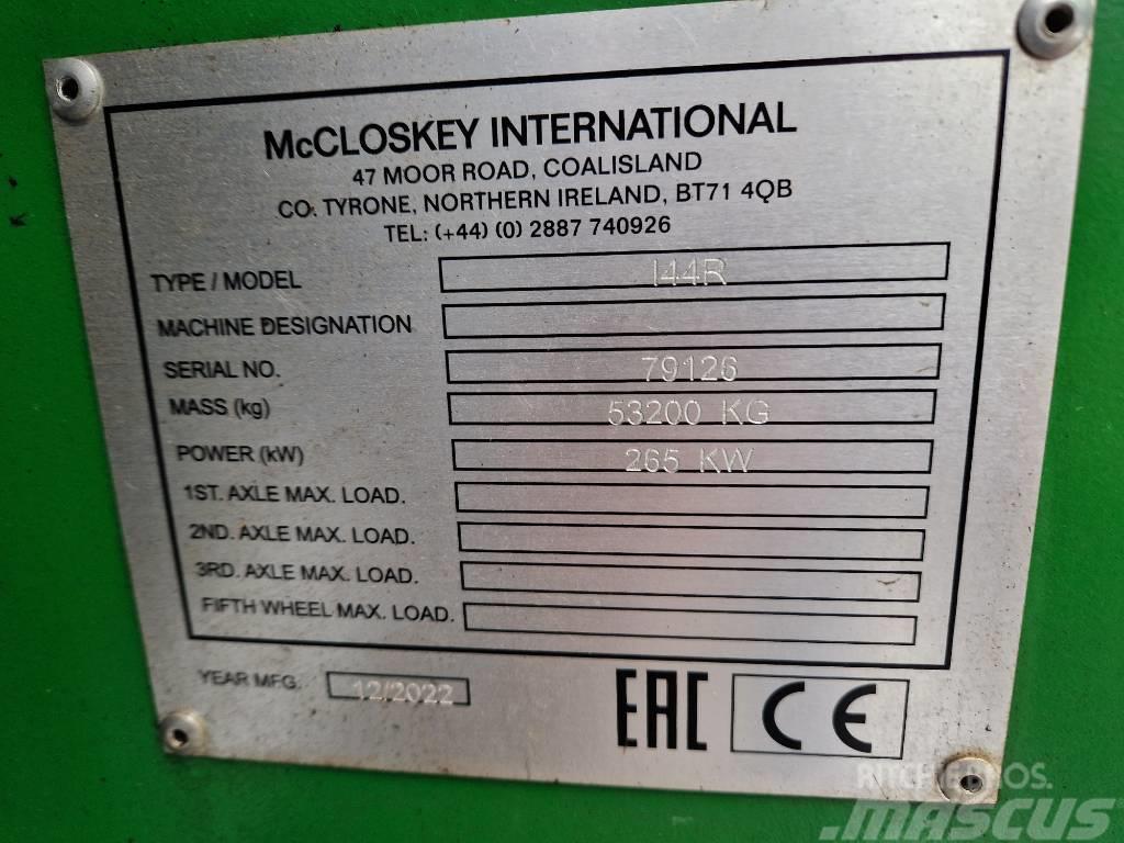 McCloskey I44RV3 Kırıcılar