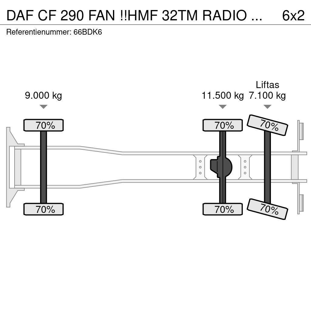 DAF CF 290 FAN !!HMF 32TM RADIO REMOTE!! FRONT STAMP!! Yol-Arazi Tipi Vinçler (AT)