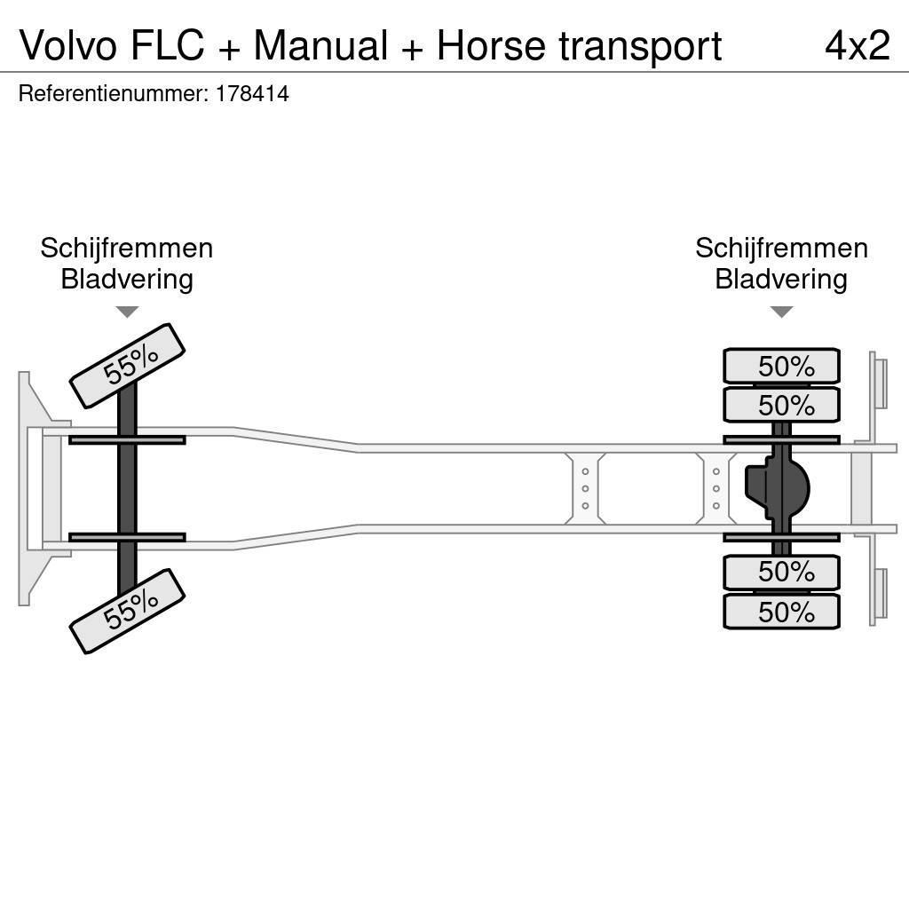 Volvo FLC + Manual + Horse transport Hayvan nakil kamyonlari