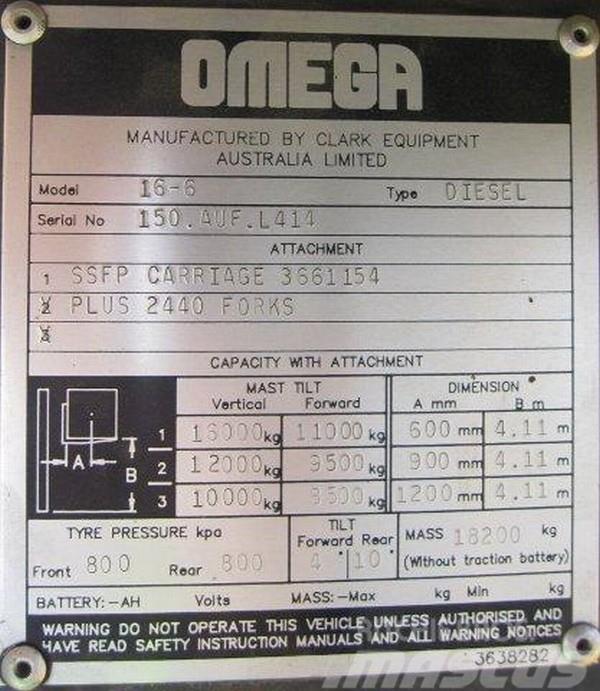 Omega Omega	16-6 Diger