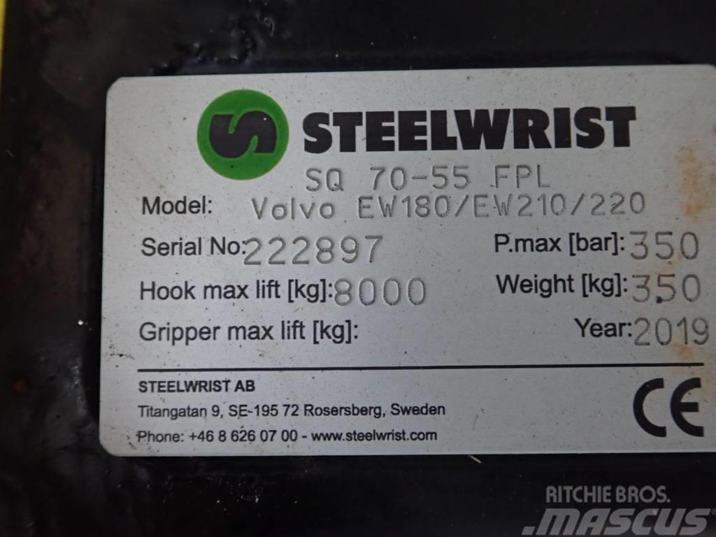 Steelwrist Vollhyd. SW SQ70 FPL passend Volvo EW180 Quick connectors