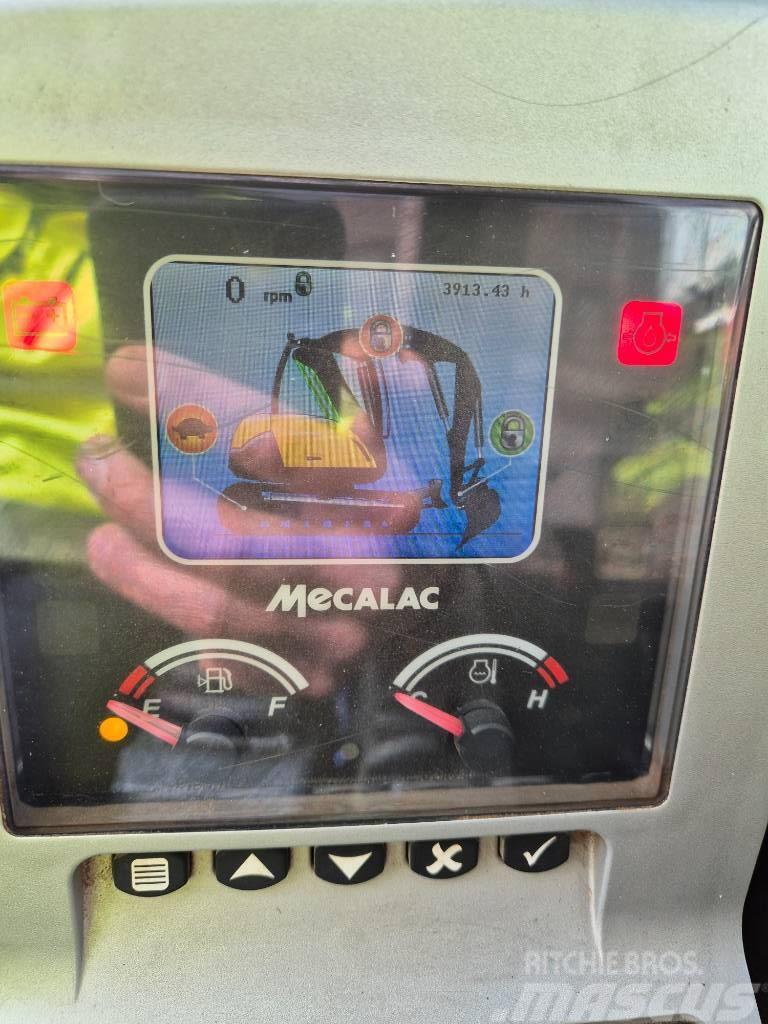 Mecalac MCR8 Mini ekskavatörler, 7 tona dek