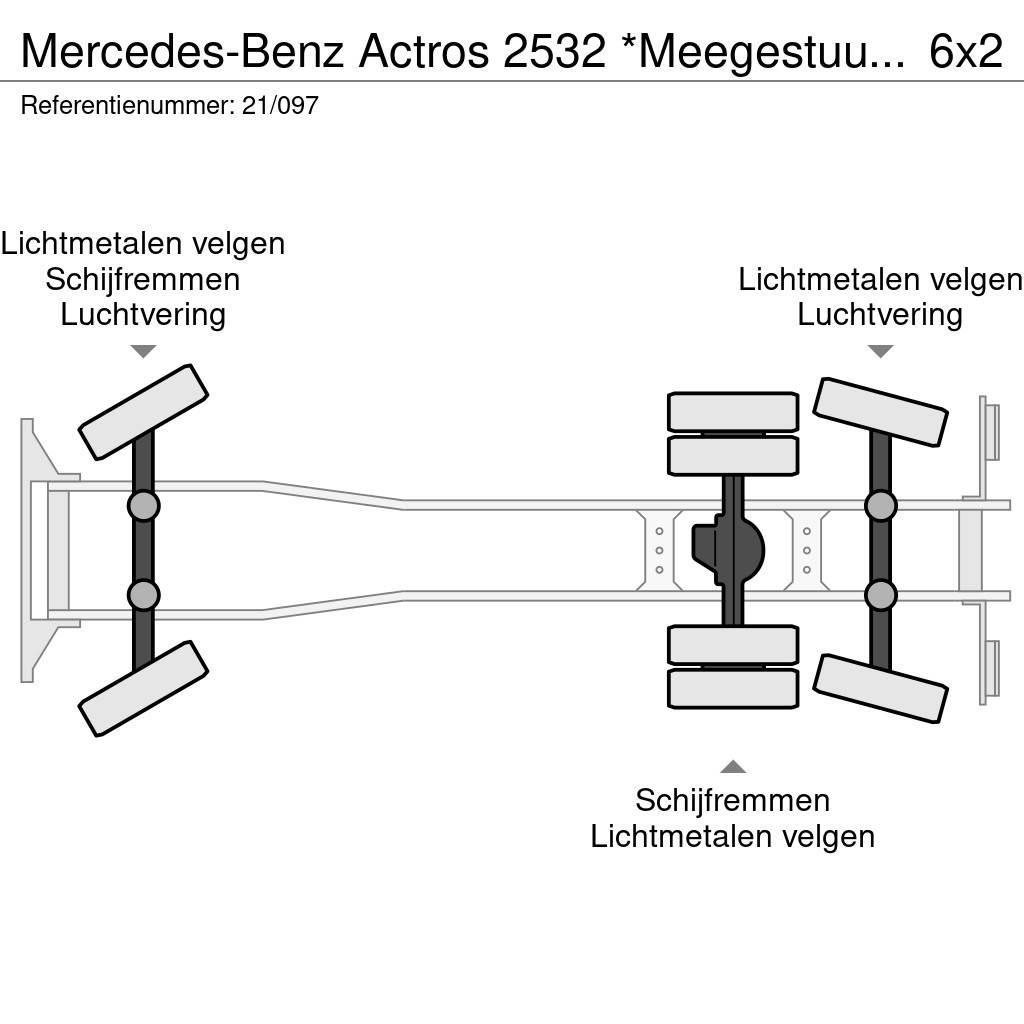 Mercedes-Benz Actros 2532 *Meegestuurd as*Bluetooth*Airco*Cruise Vinçli kamyonlar