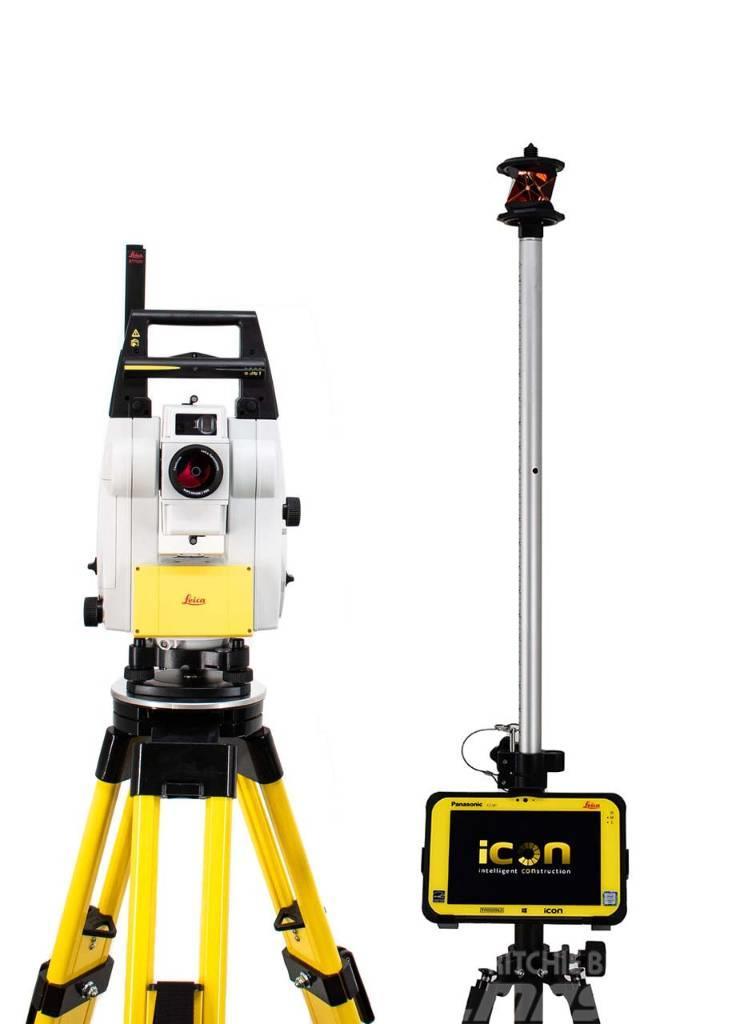 Leica Used iCR70 5" Robotic Total Station w/ CC80 & iCON Diger parçalar