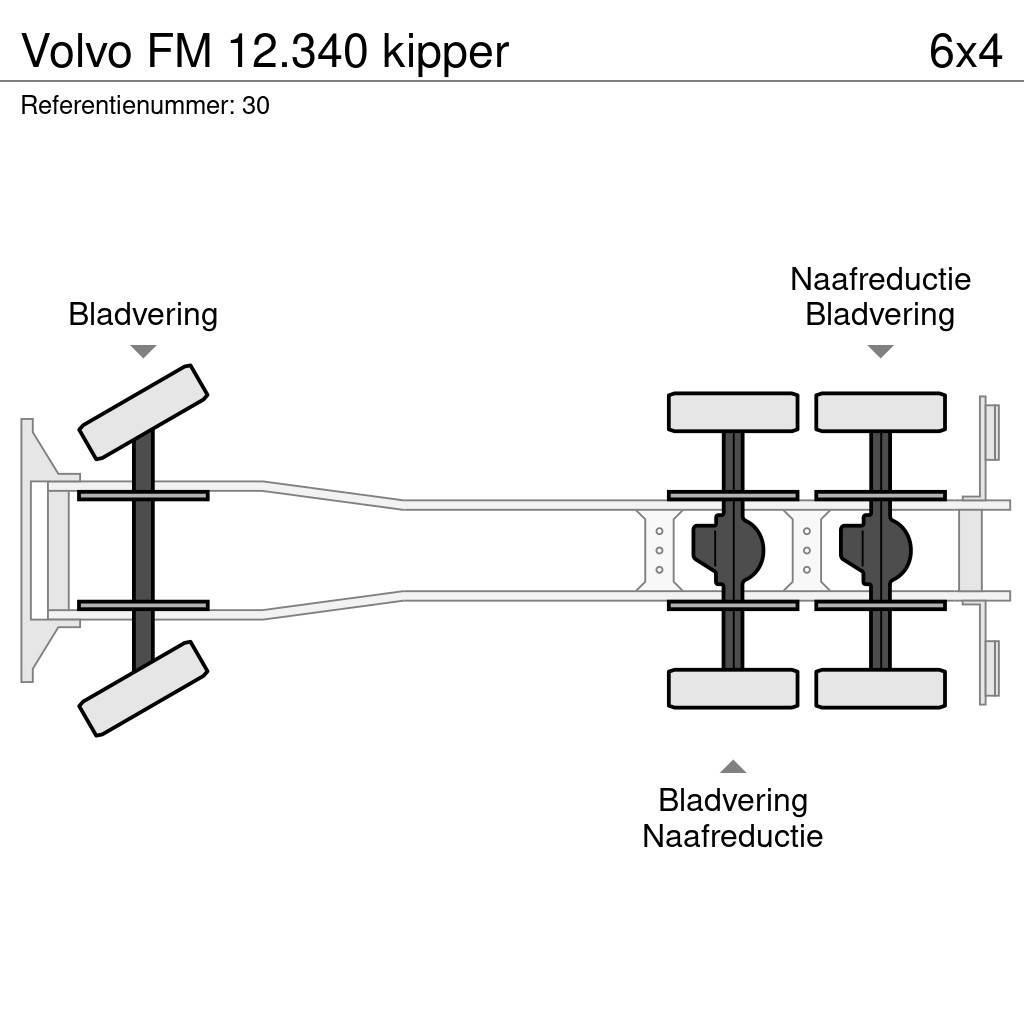 Volvo FM 12.340 kipper Yol-Arazi Tipi Vinçler (AT)
