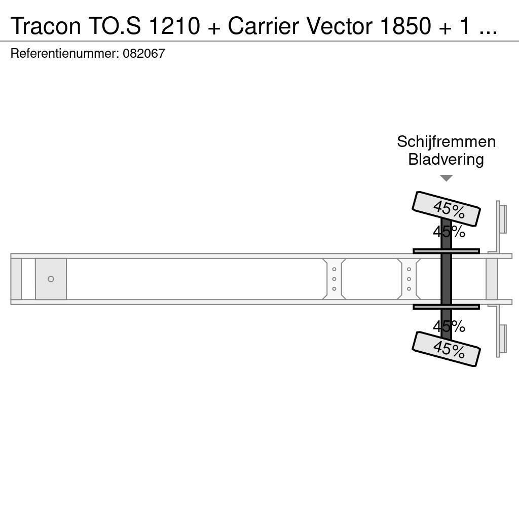 Tracon TO.S 1210 + Carrier Vector 1850 + 1 AXLE Frigofrik çekiciler
