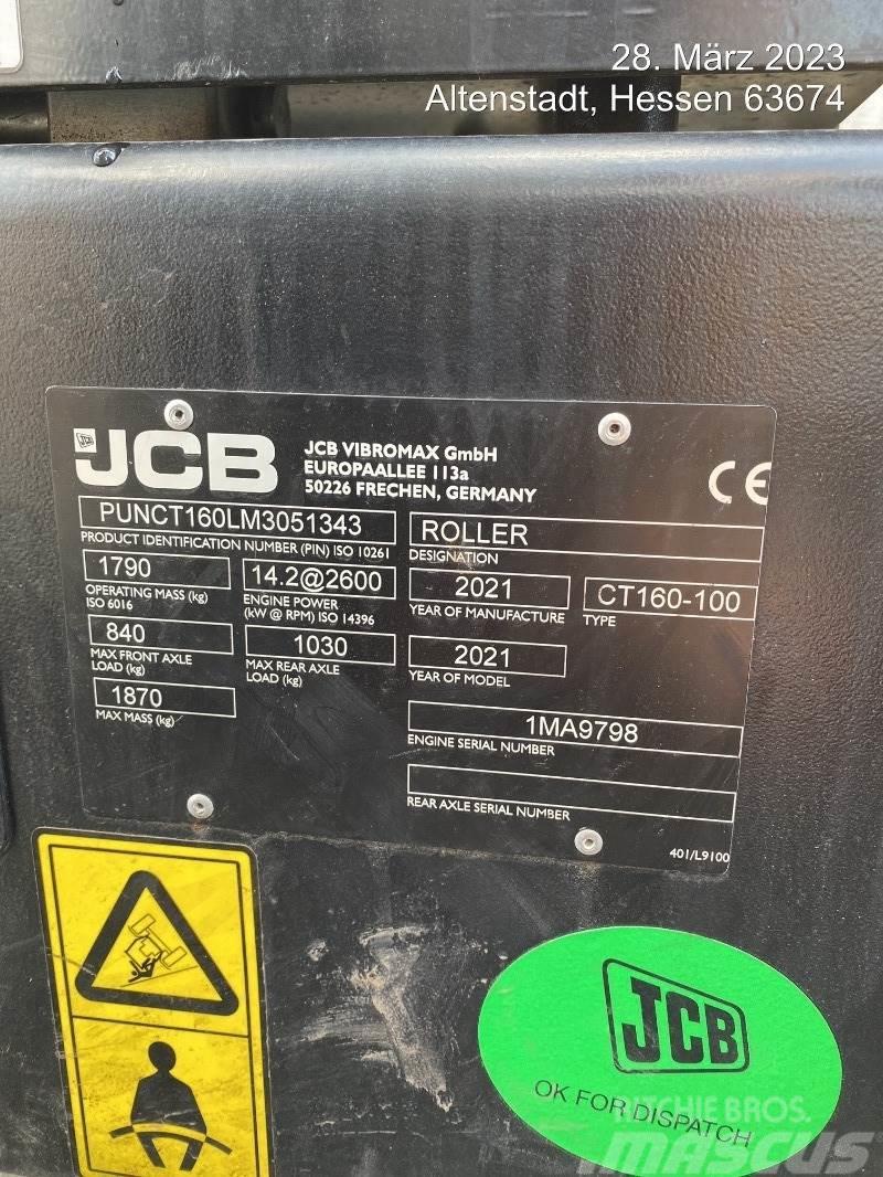 JCB CT160-100 Silindirler