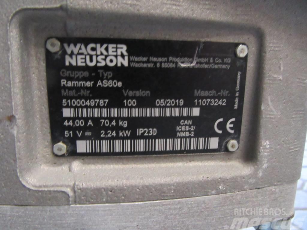 Wacker Neuson Vibrationsstampfer AS60e Sıkıştırma tokmakları