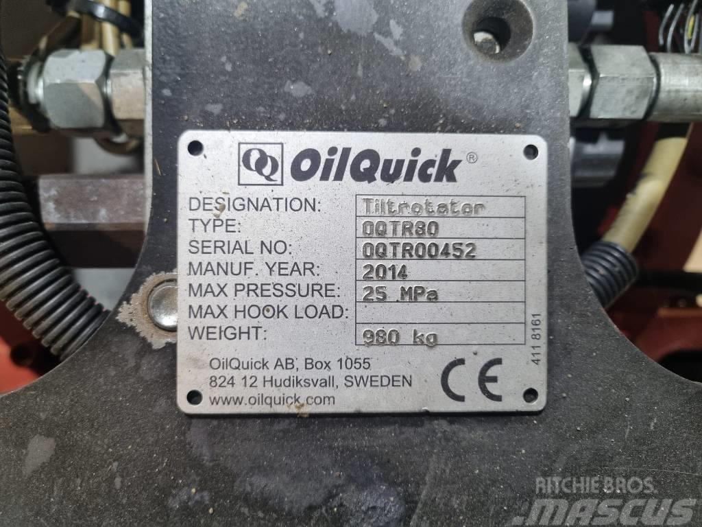  OilQuick/Rototilt OQTR80 tiltrotator Perdah makinalari