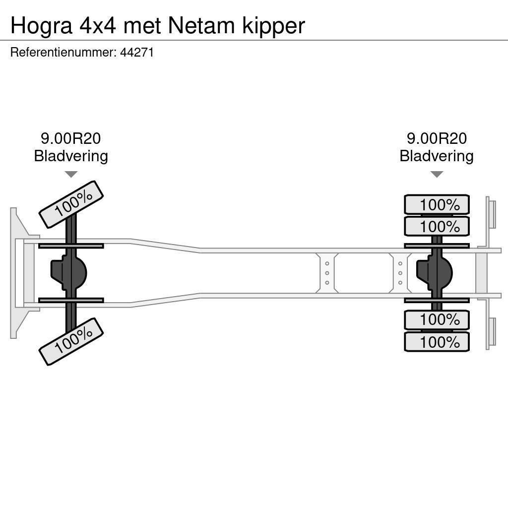  Hogra 4x4 met Netam kipper Damperli kamyonlar
