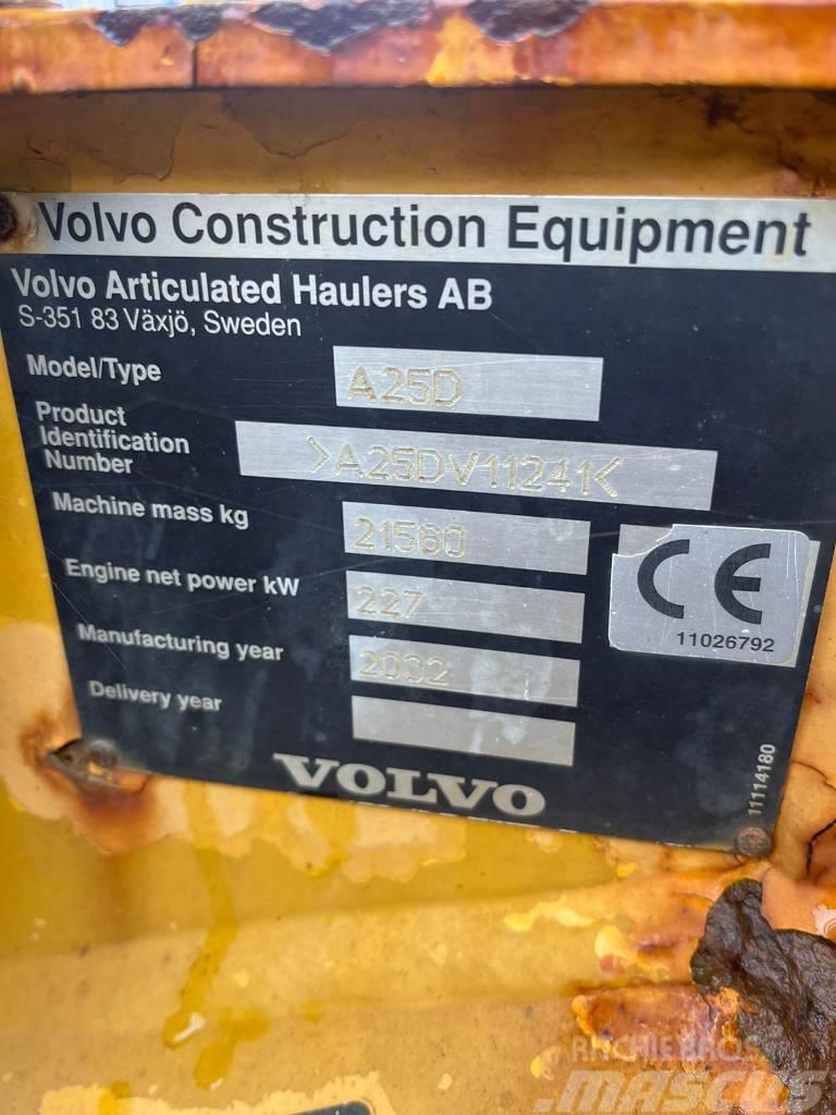 Volvo A25D Belden kirma kaya kamyonu