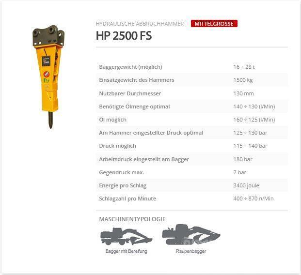 Indeco HP 2500 FS Hidrolik kırıcılar