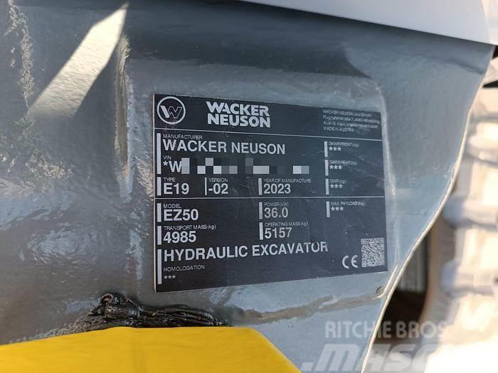 Wacker Neuson EZ50 Paletli ekskavatörler