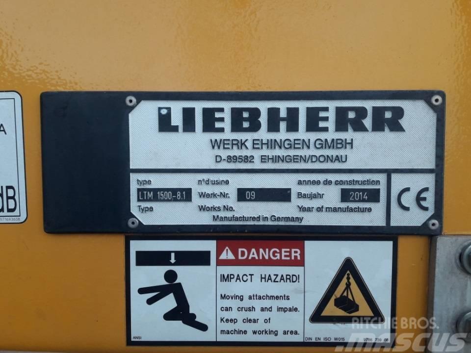Liebherr LTM 1500-8.1 Yol-Arazi Tipi Vinçler (AT)