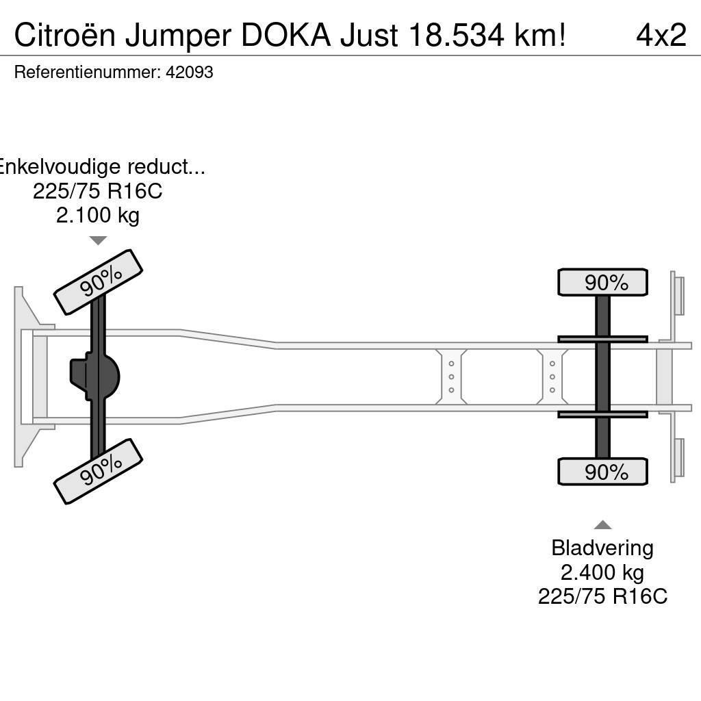 Citroën Jumper DOKA Just 18.534 km! Flatbed kamyonlar