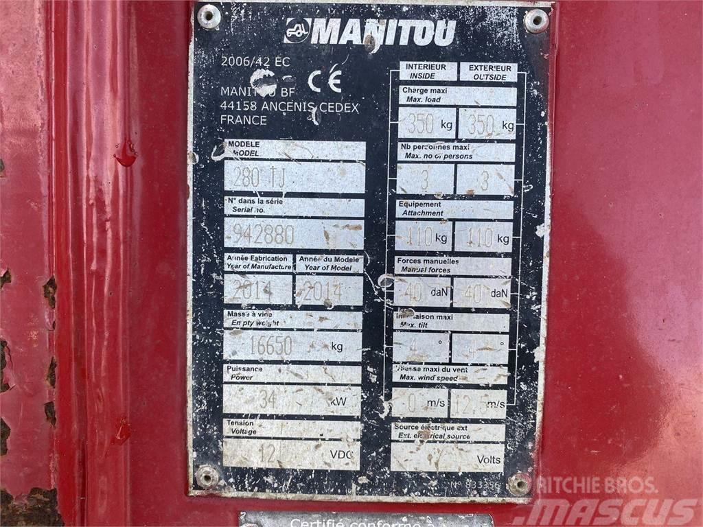 Manitou 280TJ Körüklü personel platformları