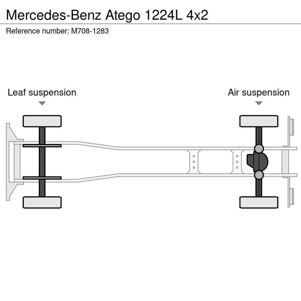 Mercedes-Benz Atego 1224L 4x2 Kapali kasa kamyonlar