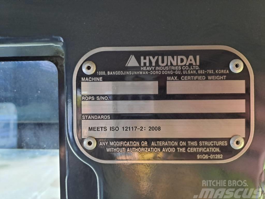Hyundai HX 140 W Lastik tekerli ekskavatörler