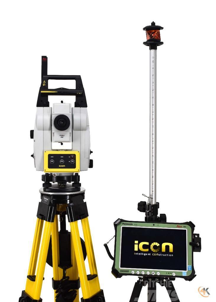 Leica Used iCR70 5" Robotic Total Station w/ CS35 & iCON Diger parçalar